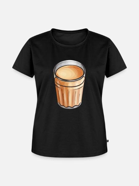 Chai Tee Masala Chai - Frauen Premium Bio T-Shirt - Schwarz