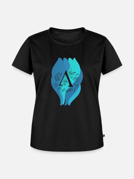 Zahlen Algebra Rechenaufgaben - Frauen Premium Bio T-Shirt - Schwarz