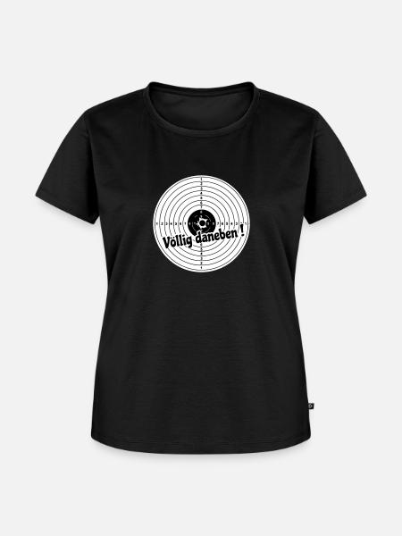 Völlig daneben - Frauen Premium Bio T-Shirt - Schwarz