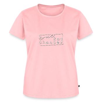 Véritable deuxième chance | Nouvelle vie, nouveau départ - T-shirt Premium bio Femme - rose - Devant - AI Model Female 172 dark (172cm)