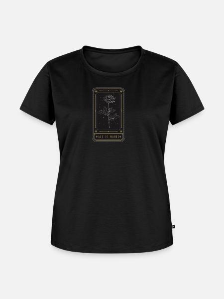 Ace Of Wands - Frauen Premium Bio T-Shirt - Schwarz
