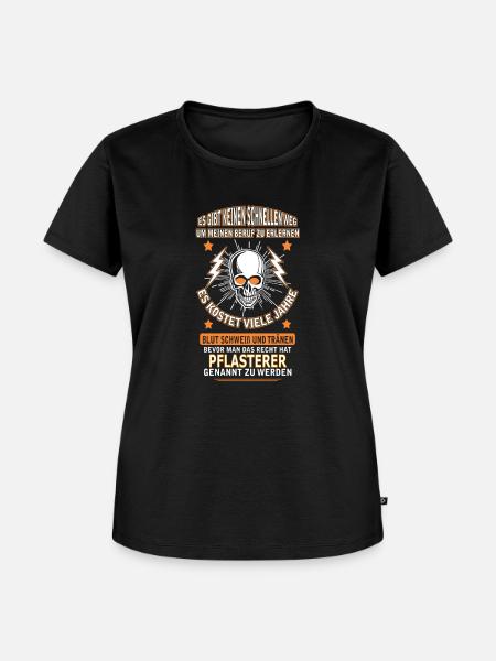PFLASTERER - Frauen Premium Bio T-Shirt - Schwarz