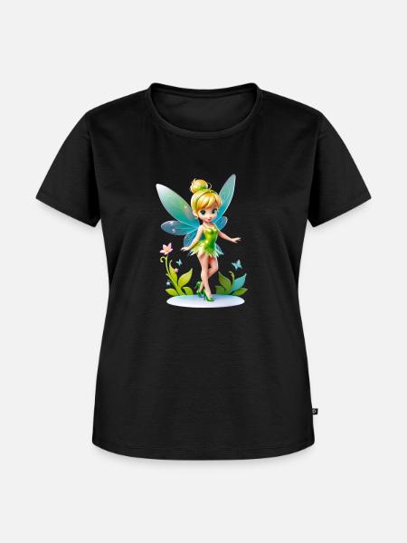 Kleine Fee 11 - Frauen Premium Bio T-Shirt - Schwarz