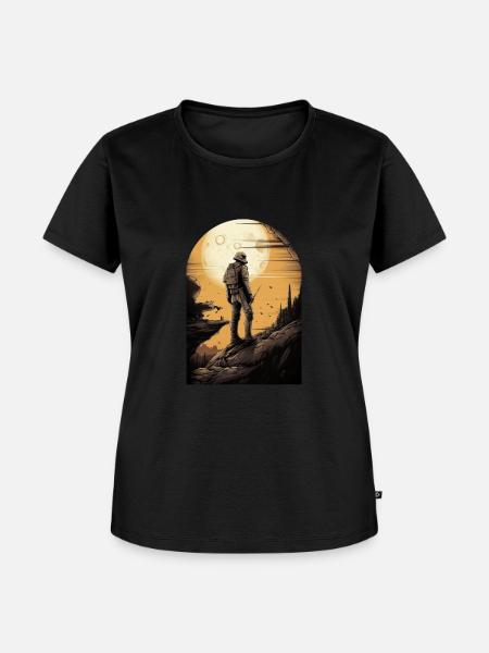 Schatten der Loyalität - Frauen Premium Bio T-Shirt - Schwarz