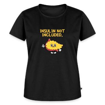 Diabète de type 1 Insuline non incluse - T-shirt Premium bio Femme - noir - Devant - Selfina (174cm)