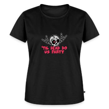 Til Death Do Us Party Bride Squelette - T-shirt Premium bio Femme - noir - Devant - Selfina (174cm)