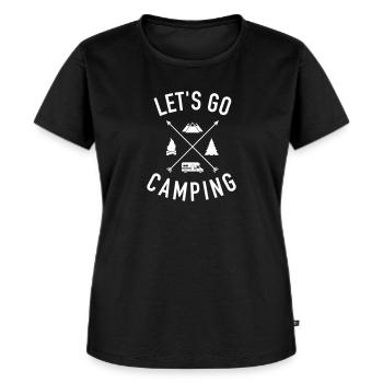 Wohnmobil - Frauen Premium Bio T-Shirt - Schwarz - Vorne - Selfina (174cm)