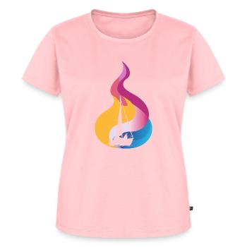 Sejlsejl sejlbåd yacht - Premium økologisk T-shirt til kvinder - rosa - Foran - AI Model Female 172 dark (172cm)