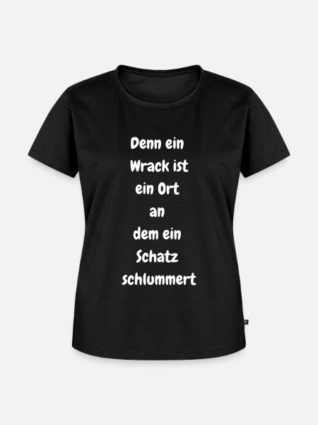 Ein Wrack, ein Schatz - Frauen Premium Bio T-Shirt - Schwarz