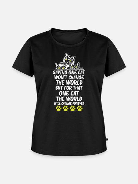 Cats Lover - Frauen Premium Bio T-Shirt - Schwarz