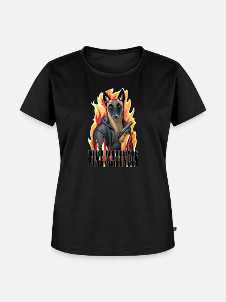 Malinois Badboy - Frauen Premium Bio T-Shirt - Schwarz