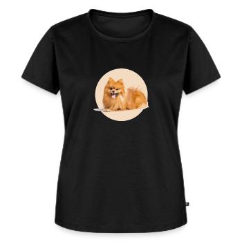 Spitz Rouge - T-shirt Premium bio Femme - noir - Devant - Selfina (174cm)