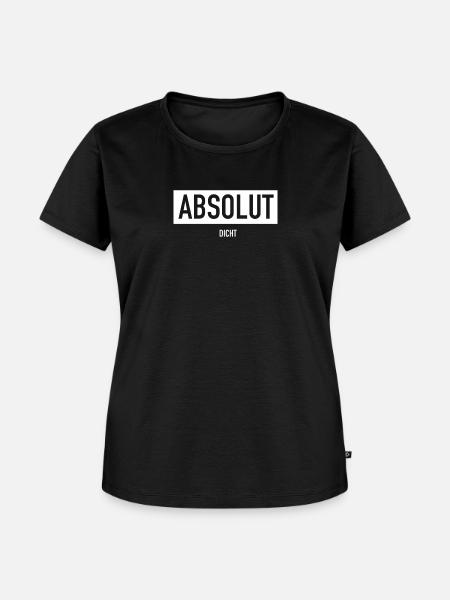 Absolut dicht - Frauen Premium Bio T-Shirt - Schwarz
