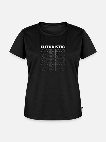 Futuristic - Frauen Premium Bio T-Shirt - Schwarz