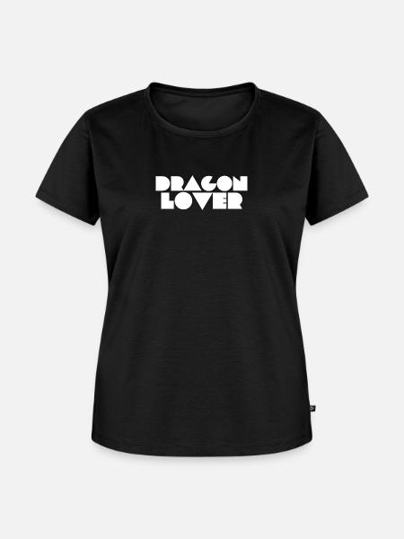Drachen-Liebhaber - Frauen Premium Bio T-Shirt - Schwarz