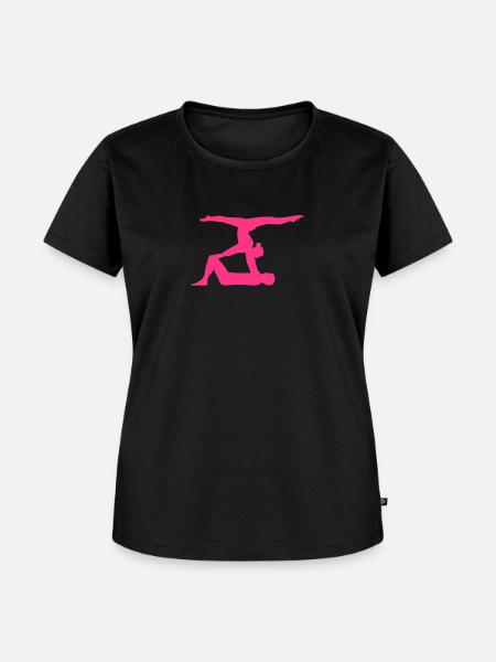 Akrobatik - Frauen Premium Bio T-Shirt - Schwarz