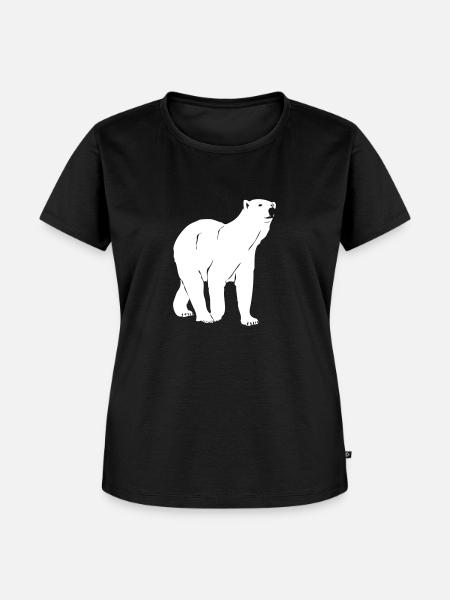 Eisbär - Polar bear - Arktis - Frauen Premium Bio T-Shirt - Schwarz