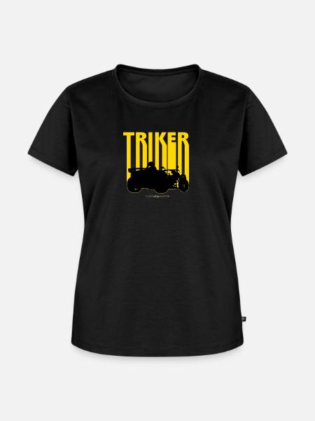 TRIKE KÖNIGE / TRIKER SHADOW - Frauen Premium Bio T-Shirt - Schwarz