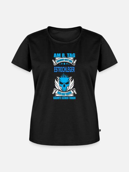 ESTRICHLEGER - Frauen Premium Bio T-Shirt - Schwarz