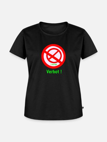 Verbot Verbot - Frauen Premium Bio T-Shirt - Schwarz