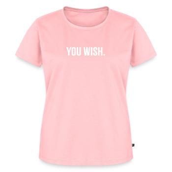 Vous souhaitez - T-shirt Premium bio Femme - rose - Devant - AI Model Female 172 dark (172cm)