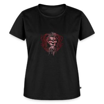 Lettonie - T-shirt Premium bio Femme - noir - Devant - Selfina (174cm)