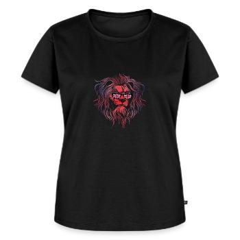 Großbritannien - Frauen Premium Bio T-Shirt - Schwarz - Vorne - Selfina (174cm)