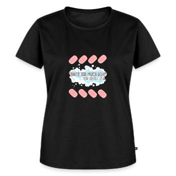 Seife Herstellen Handgemachte Seife - Frauen Premium Bio T-Shirt - Schwarz - Vorne - Selfina (174cm)