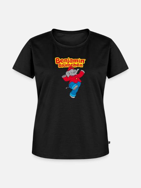 Benjamin Blümchen ist fröhlich - Frauen Premium Bio T-Shirt -