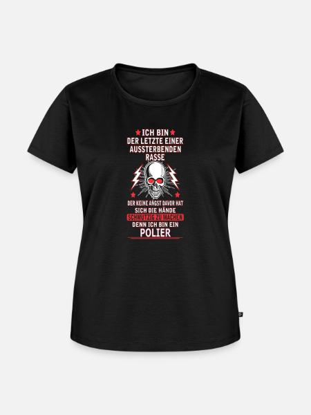 POLIER - Frauen Premium Bio T-Shirt - Schwarz