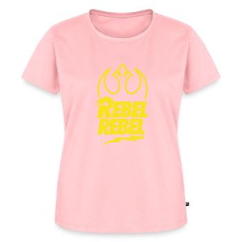 Rebel Rebel - T-shirt Premium bio Femme - rose - Devant - AI Model Female 172 dark (172cm)