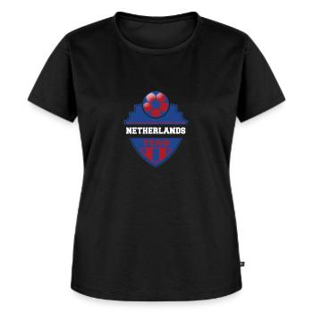 Pays-Bas - T-shirt Premium bio Femme - noir - Devant - Selfina (174cm)