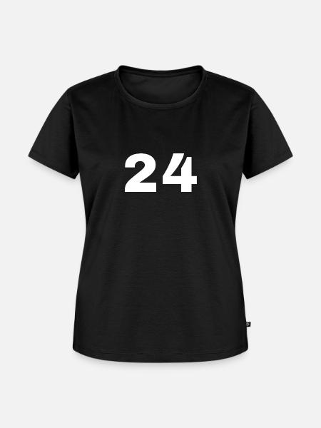 24 - Frauen Premium Bio T-Shirt - Schwarz