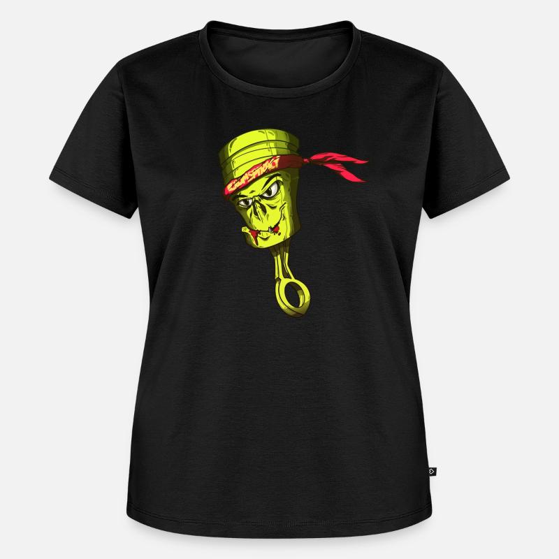 GROMPY GROMSP!RACY - Frauen Premium Bio T-Shirt - Schwarz