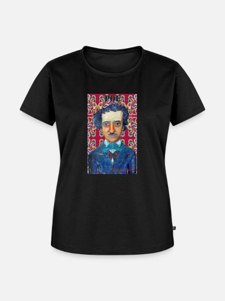 Poe - Frauen Premium Bio T-Shirt - Schwarz