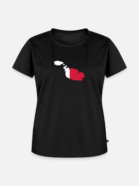 Malta - Frauen Premium Bio T-Shirt - Schwarz
