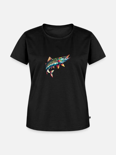 Hecht - Frauen Premium Bio T-Shirt - Schwarz