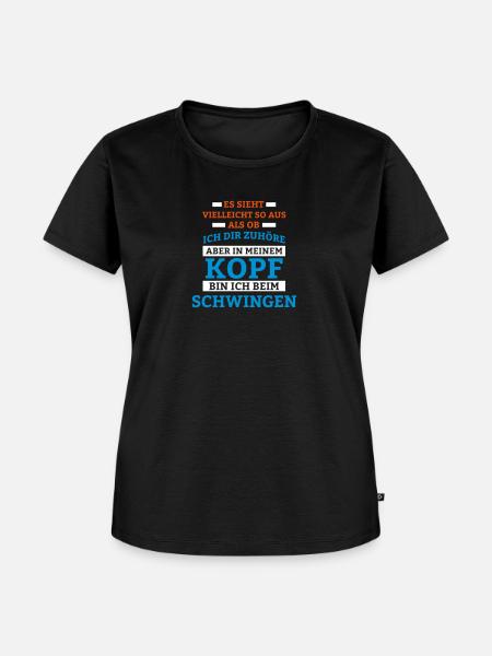 Schwingen Sportart - Frauen Premium Bio T-Shirt - Schwarz