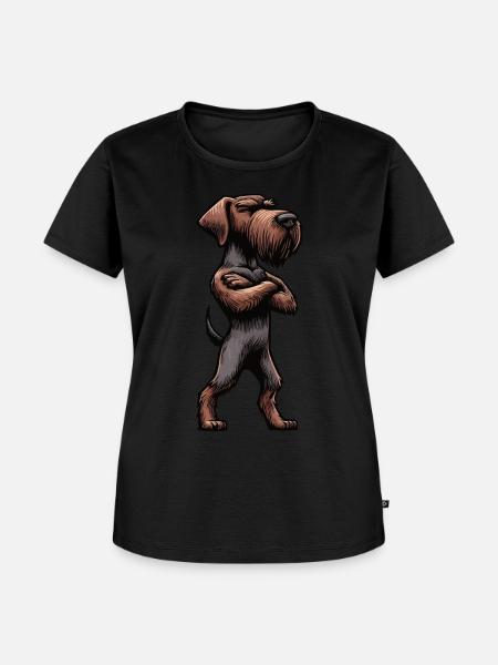 Deutsch Drahthaar Deutsch-Drahthaar Besitzer - Frauen Premium Bio T-Shirt - Schwarz