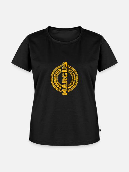 Vorname Marcus - Frauen Premium Bio T-Shirt - Schwarz