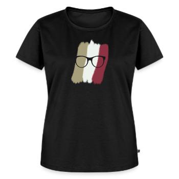 Leseratte Lesen - Frauen Premium Bio T-Shirt - Schwarz - Vorne - Selfina (174cm)
