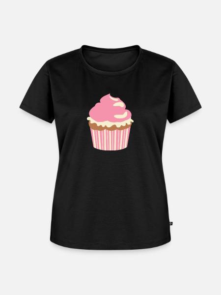 Cupcake - Frauen Premium Bio T-Shirt - Schwarz