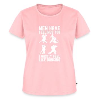 Tanzen Spruch Ballsaal Paartanz Tanz Tanzfläche - Frauen Premium Bio T-Shirt - Rosa - Vorne - AI Model Female 172 dark (172cm)