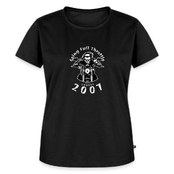 18. Geburtstag Going Full Throttle Since 08/2007 - Frauen Premium Bio T-Shirt - Schwarz - Vorne - Selfina (174cm)