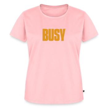 Busy - busy - Women's Premium Organic T-shirt - rose - Front - AI Model Female 172 dark (172cm)