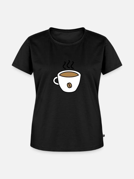 coffee - T-shirt Premium bio Femme - noir