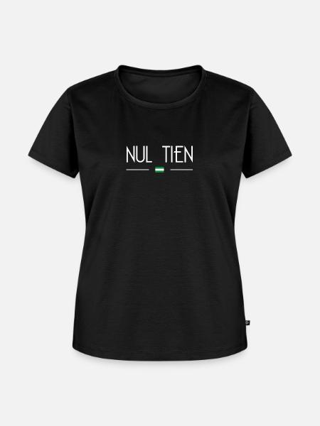 Null Zehn - Frauen Premium Bio T-Shirt - Schwarz