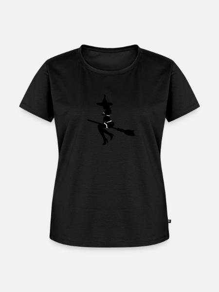 sexy witch - Frauen Premium Bio T-Shirt - Schwarz