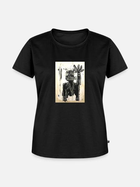 Hallo - Frauen Premium Bio T-Shirt - Schwarz
