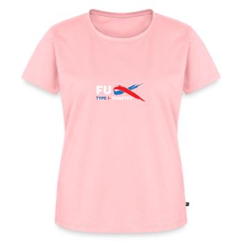 Fu Type 1 Diabetes Diabetic Blood Sugar Illness - Women's Premium Organic T-shirt - rose - Front - AI Model Female 172 dark (172cm)